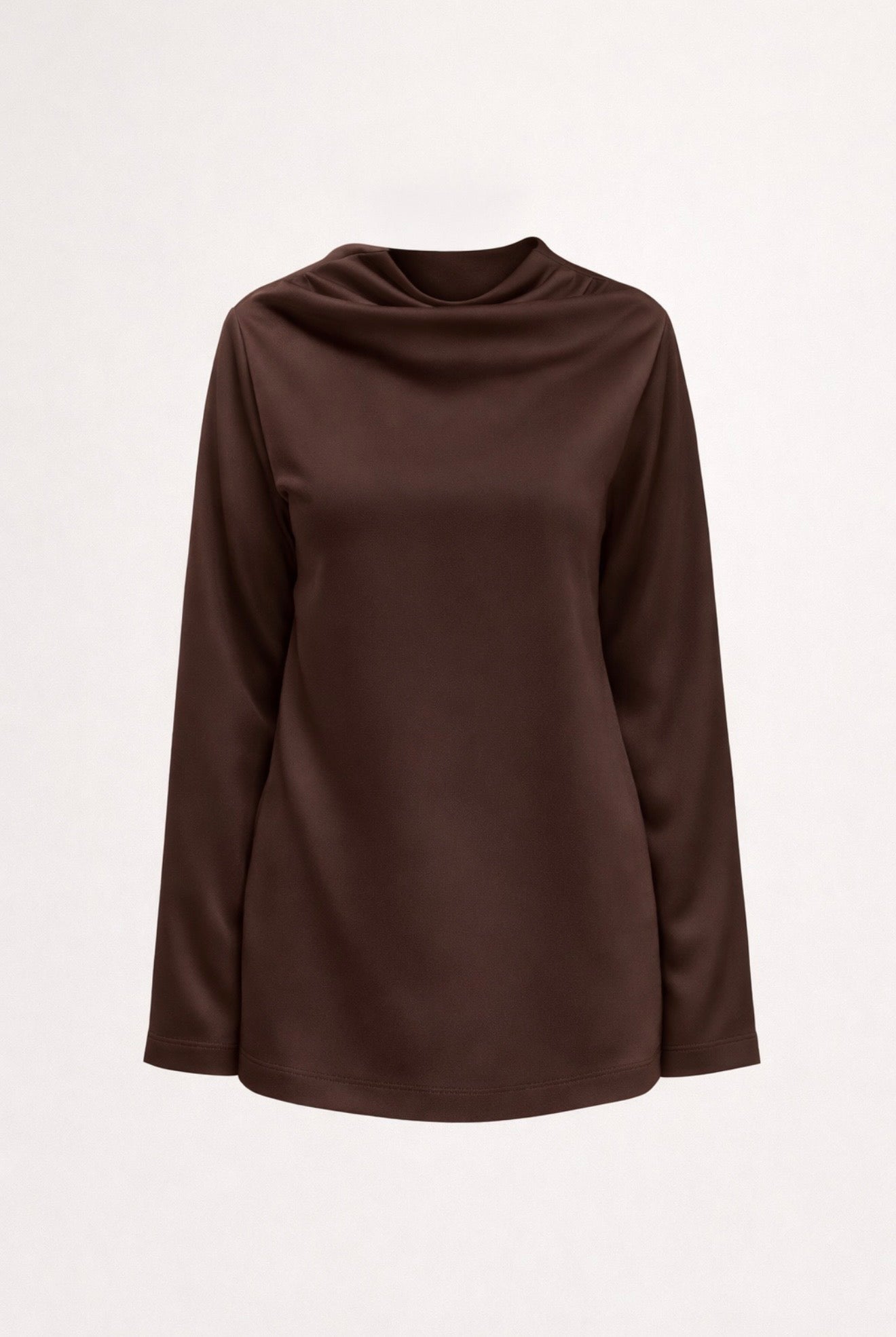 The Fluid Silhoutte Blouse - Ébène