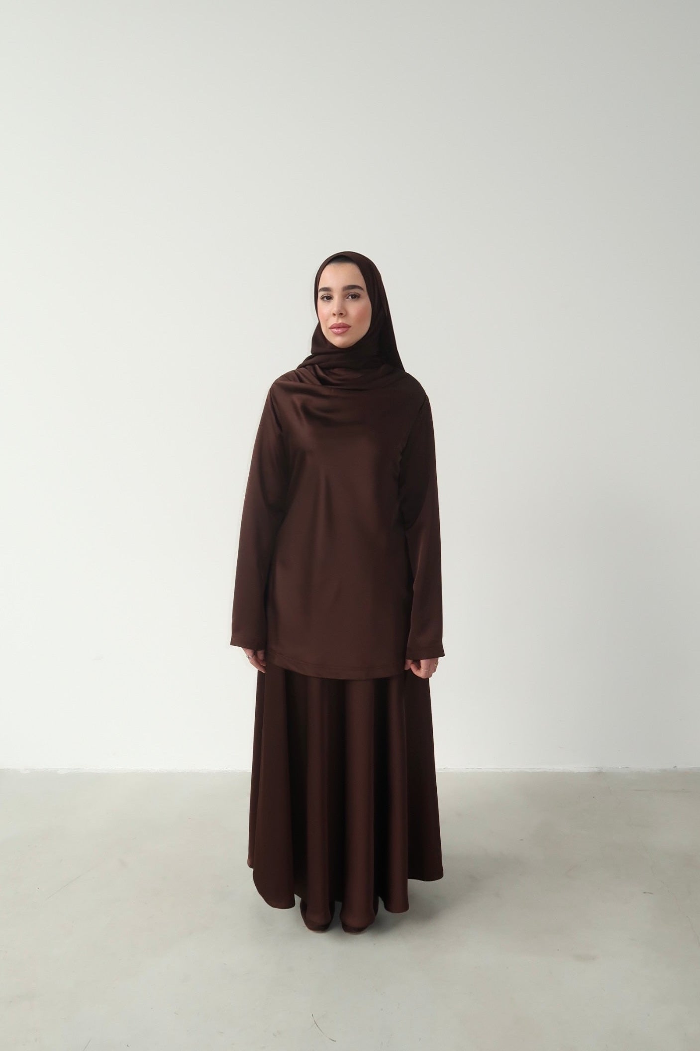 The Fluid Silhoutte Blouse - Ébène